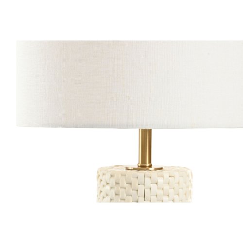 Bordslampa Home ESPRIT Vit 50 W 220 V