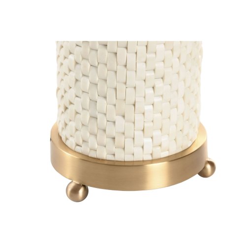 Bordslampa Home ESPRIT Vit 50 W 220 V