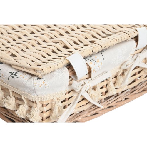 Tvttkorg Home ESPRIT Naturell vide Shabby Chic 42 x 33 x 20 cm
