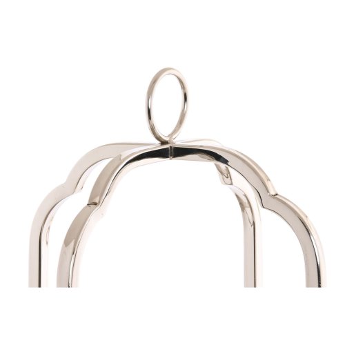 Ljusstakar Home ESPRIT Silvrig Glas Stl 21 x 21 x 62 cm