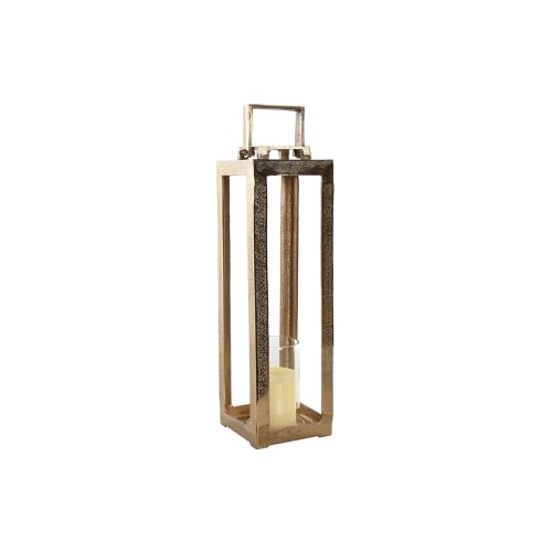 Lykta Home ESPRIT Gyllene Aluminium Glas Modern 15 x 15 x 59 cm