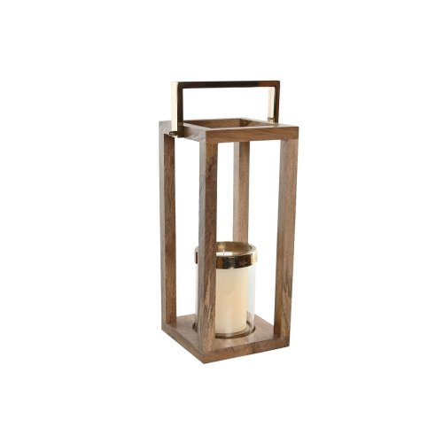 Ljusstakar Home ESPRIT Brun Stl Mangotr 25 x 25 x 54 cm