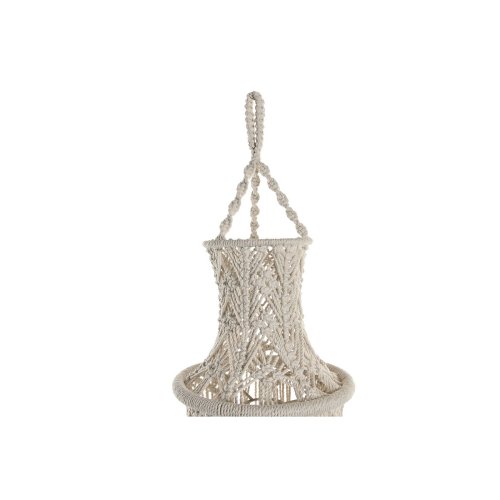 Lampskrm Home ESPRIT Makram Urban 25 x 25 x 108 cm