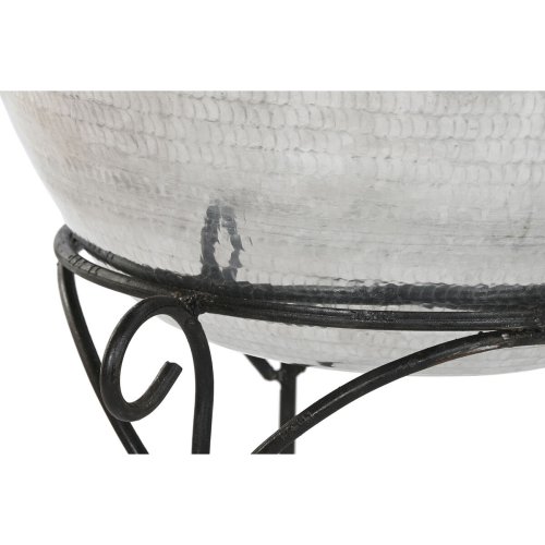 Vas Home ESPRIT Svart Silvrig Aluminium 45 x 45 x 95 cm