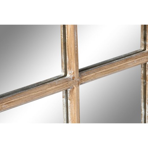 Vggspegel Home ESPRIT Naturell Fnster Avskalad 68 x 4 x 128 cm