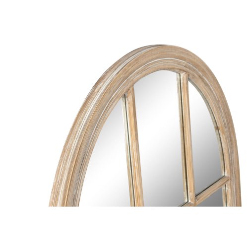 Vggspegel Home ESPRIT Naturell Fnster Avskalad 80 x 4 x 140 cm