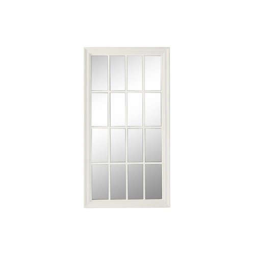 Vggspegel Home ESPRIT Vit Fnster 68 x 4 x 128 cm