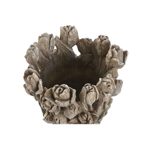 Vas Home ESPRIT Gr Cement Tulpan 29 x 27 x 32 cm