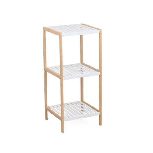 Badrumshyllor Home ESPRIT Vit Naturell
