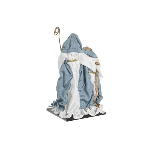 Julkrubba-set Home ESPRIT Bl Vit 27 x 24 x 40 cm