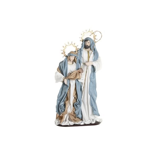 Julkrubba-set Home ESPRIT Bl Vit 48 x 28 x 90 cm