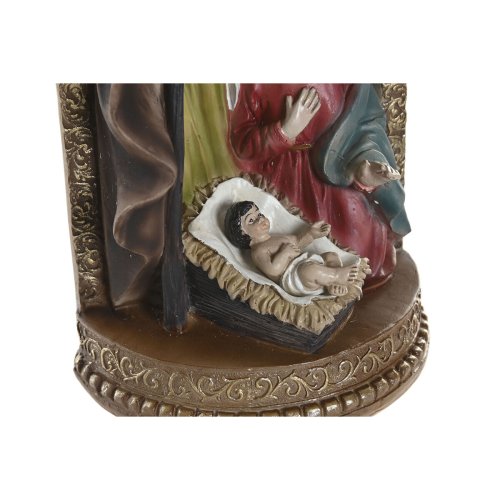 Julkrubba-set Home ESPRIT Multicolour Harts 11 x 10,5 x 22,5 cm