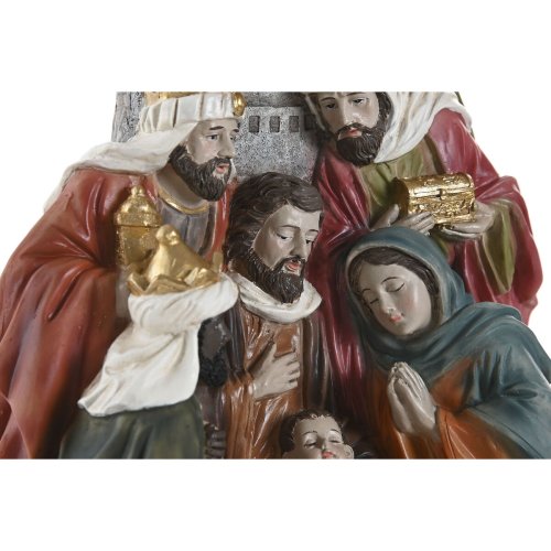 Julkrubba-set Home ESPRIT Multicolour Harts 17,5 X 9 X 20,5 CM