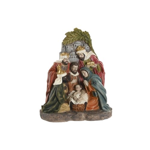 Julkrubba-set Home ESPRIT Multicolour Harts 17,5 X 9 X 20,5 CM