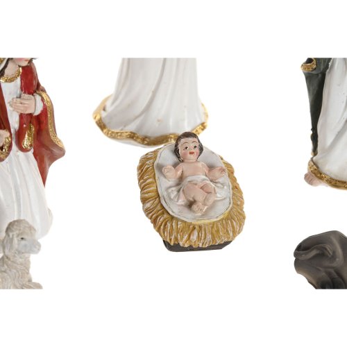 Julkrubba-set Home ESPRIT Multicolour Harts (8 Delar)