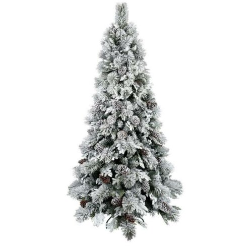 Julgran Home ESPRIT Vit PVC Snfall