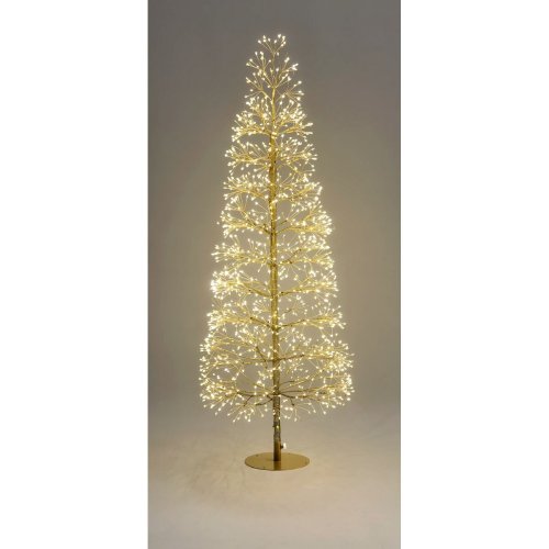 Julgran Home ESPRIT Gyllene 40 x 40 x 120 cm