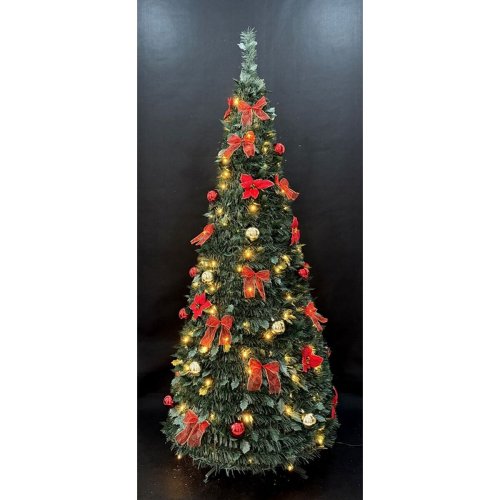 Julgran Home ESPRIT Rd Grn PVC