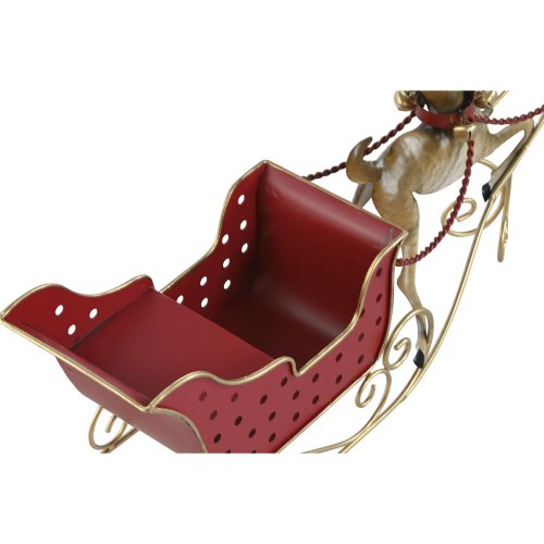 Julgranskula Home ESPRIT Rd Gyllene Ren 86 X 14,5 X 57 CM