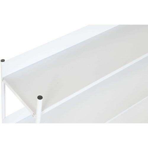 Bokhylla Home ESPRIT Vit Metall 120 x 30 x 76 cm