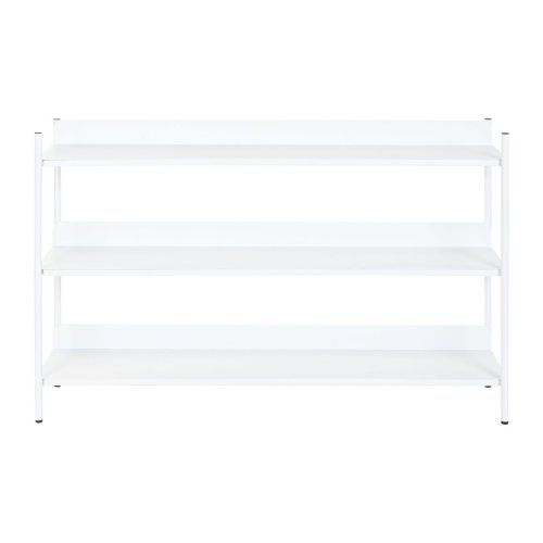 Bokhylla Home ESPRIT Vit Metall 120 x 30 x 76 cm