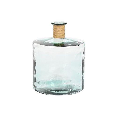 Vas Home ESPRIT Transparent Rusar tervunnet glas Naturell 35 x