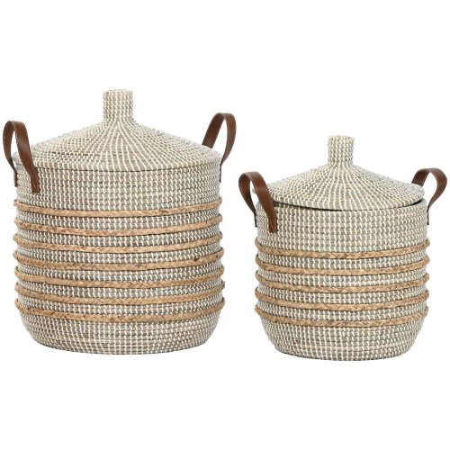 Korg - set Home ESPRIT Brun Naturell Sjgrs (2 Delar)