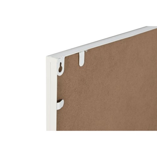 Vggspegel Home ESPRIT Vit Fnster Scandi 122 x 2 x 122 cm