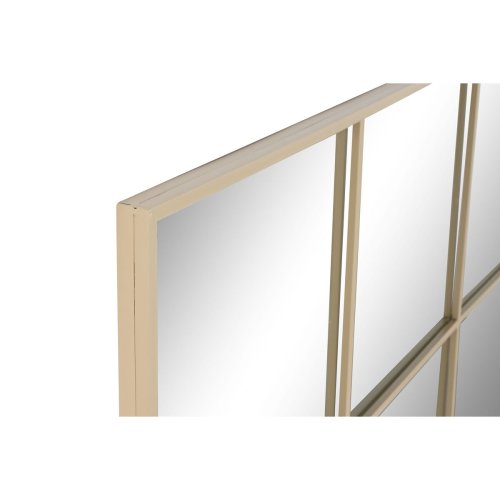 Vggspegel Home ESPRIT Beige Fnster Scandi 122 x 2 x 122 cm