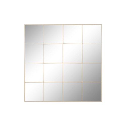 Vggspegel Home ESPRIT Beige Fnster Scandi 122 x 2 x 122 cm