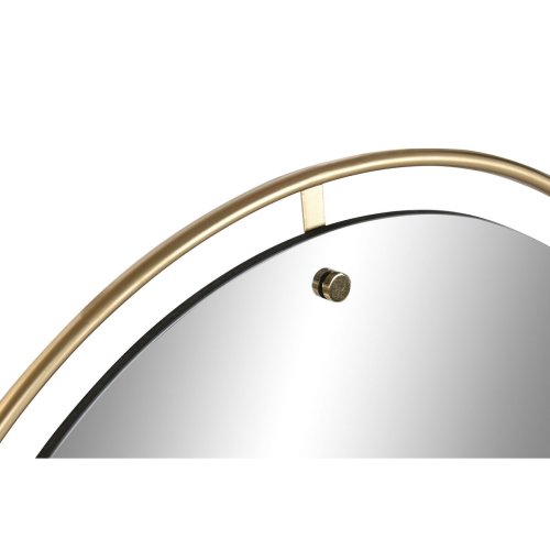 Vggspegel Home ESPRIT Gyllene 90 x 2 x 90 cm