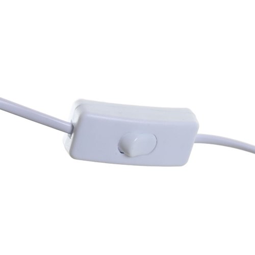 Bordslampa Home ESPRIT Vit Gyllene 50 W 220 V