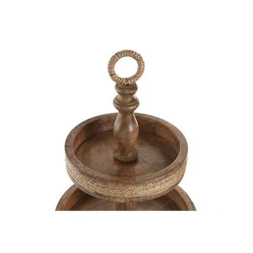 Bordsdekoration Home ESPRIT Brun Snre Mangotr 38 x 38 x 63 cm