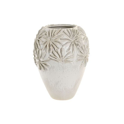 Vas Home ESPRIT Vit Keramik Traditionell stil Lv av en vxt 27