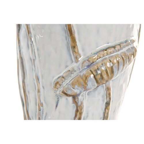 Vas Home ESPRIT Bl Vit Keramik 27 x 27 x 35 cm