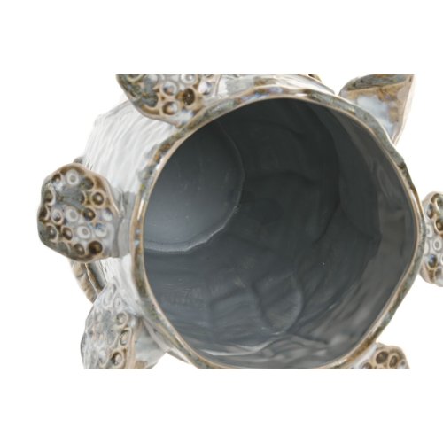 Vas Home ESPRIT Bl Vit Keramik 27 x 27 x 35 cm