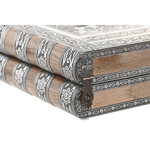 Smyckeskrin Home ESPRIT Silvrig Naturell Tr Aluminium 22,5 x 18