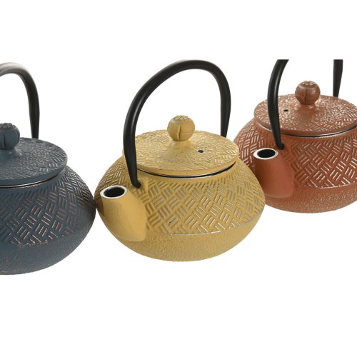 Tekanna Home ESPRIT Gul Bl Orange Rostfritt stl Jrn 300 ml (3