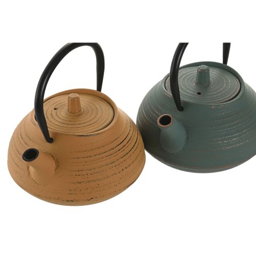 Tekanna Home ESPRIT Grn Orange Rostfritt stl Jrn 400 ml (2 an