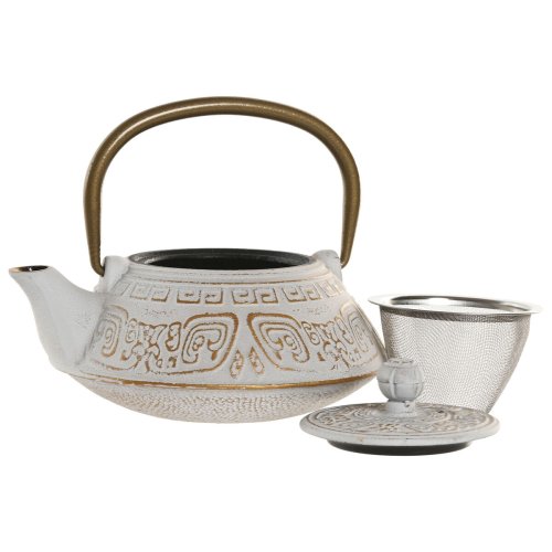 Tekanna Home ESPRIT Vit Rosa Rostfritt stl Jrn 400 ml (2 antal