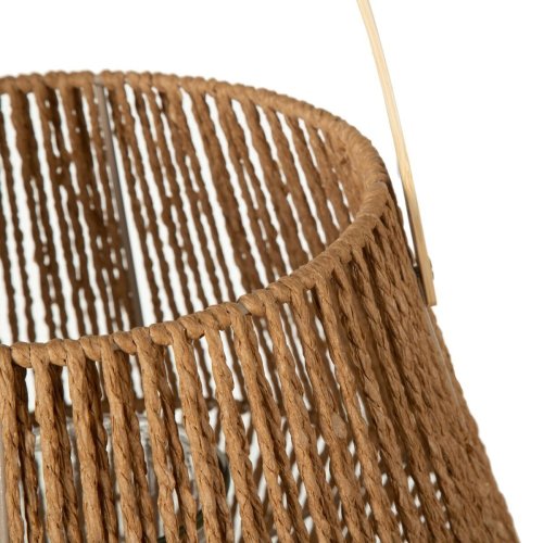 Lykta 33 x 33 x 27 cm Ljusstakar Naturell Naturliga fibrer