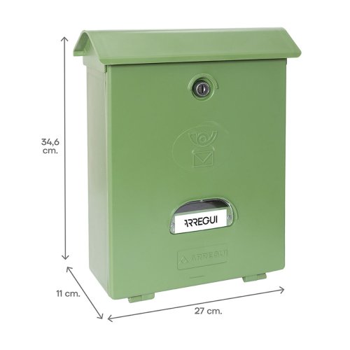 Brevlda Arregui Grn polystyren Classic 27 X 11 X 34,6 cm