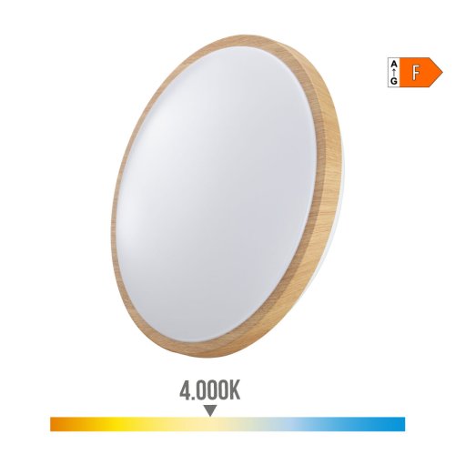 Inflld taklampa/vgglampa med LED EDM 32539 F 18 W 1820 Lm Rund