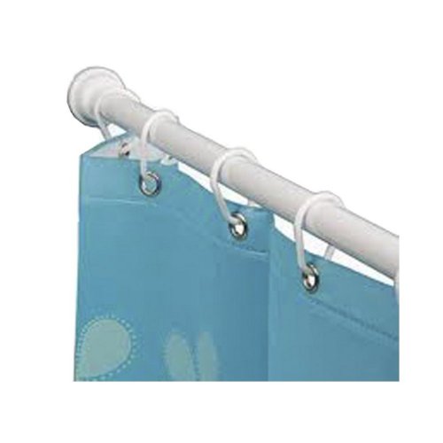 Gardinstng Mirtak Vit polypropen (125 x 220 cm)
