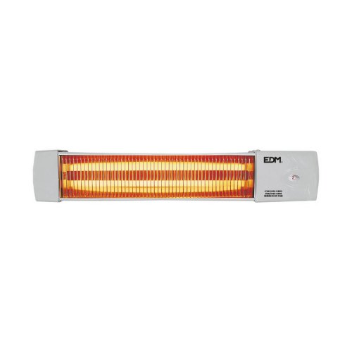 Kvartsvrmare EDM 07103 07103 Vit Gr 600-1200 W Bad