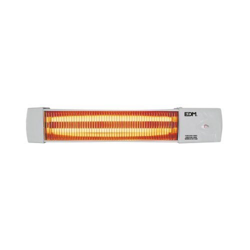 Kvartsvrmare EDM 07103 07103 Vit Gr 600-1200 W Bad
