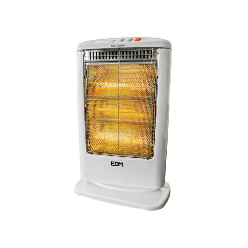 Kvartsvrmare EDM 07117 07117 Vit 1200 W