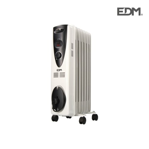 Oljeelement (7 ribbor) EDM 07121 Vit 1500 W