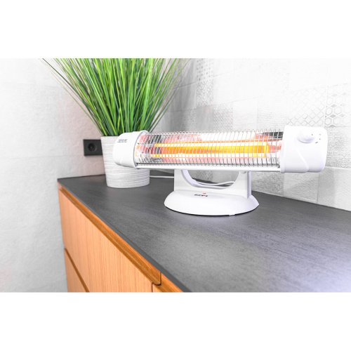 Kvartsvrmare EDM 07131 07131 Vit 600-1200 W
