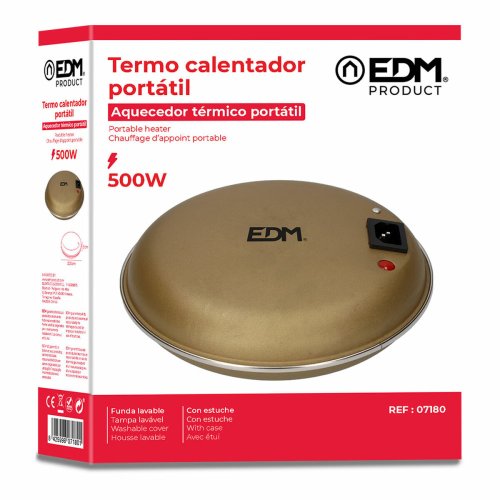Elektriskt keramiskt vrmeelement EDM 07180 07180 Gyllene 500 W